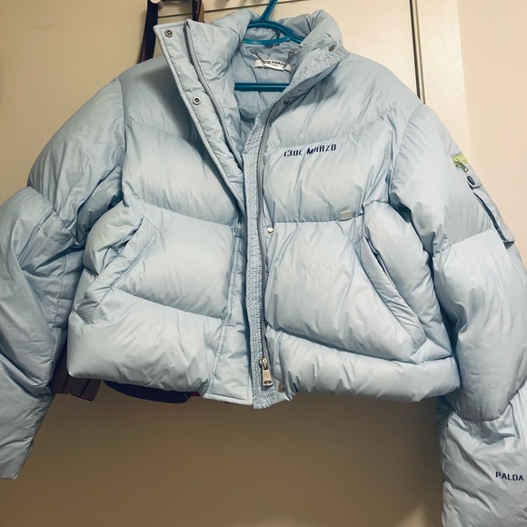 jacket & bear puffy scarf 13 de Marzo Paris brand fashion and styling outfits - Picture 1 of 7